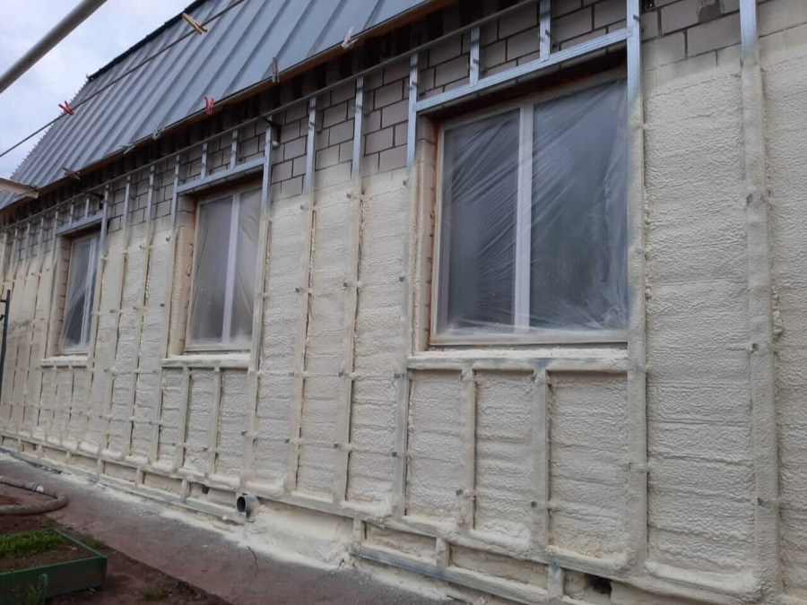 Технология утепления фасада слайд